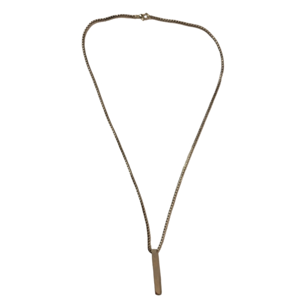 23.6" geometric pendant necklace